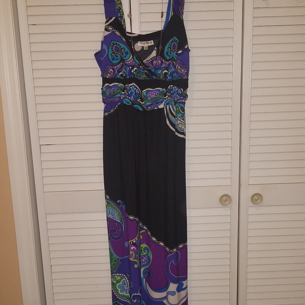 Multi colored maxi dress